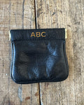 Squeeze Pouch in Leather
