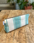 Knitting & Crochet Zip Pouch - Upcycled Awning