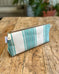 Knitting & Crochet Zip Pouch - Upcycled Awning