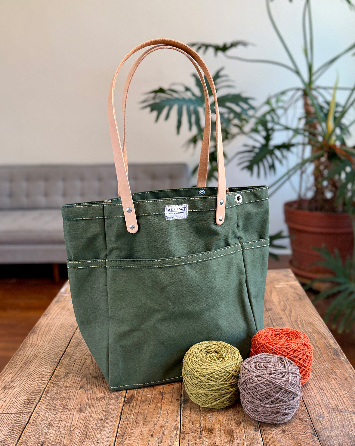 Knitting & Crochet Project Tote Bag - Studio Made