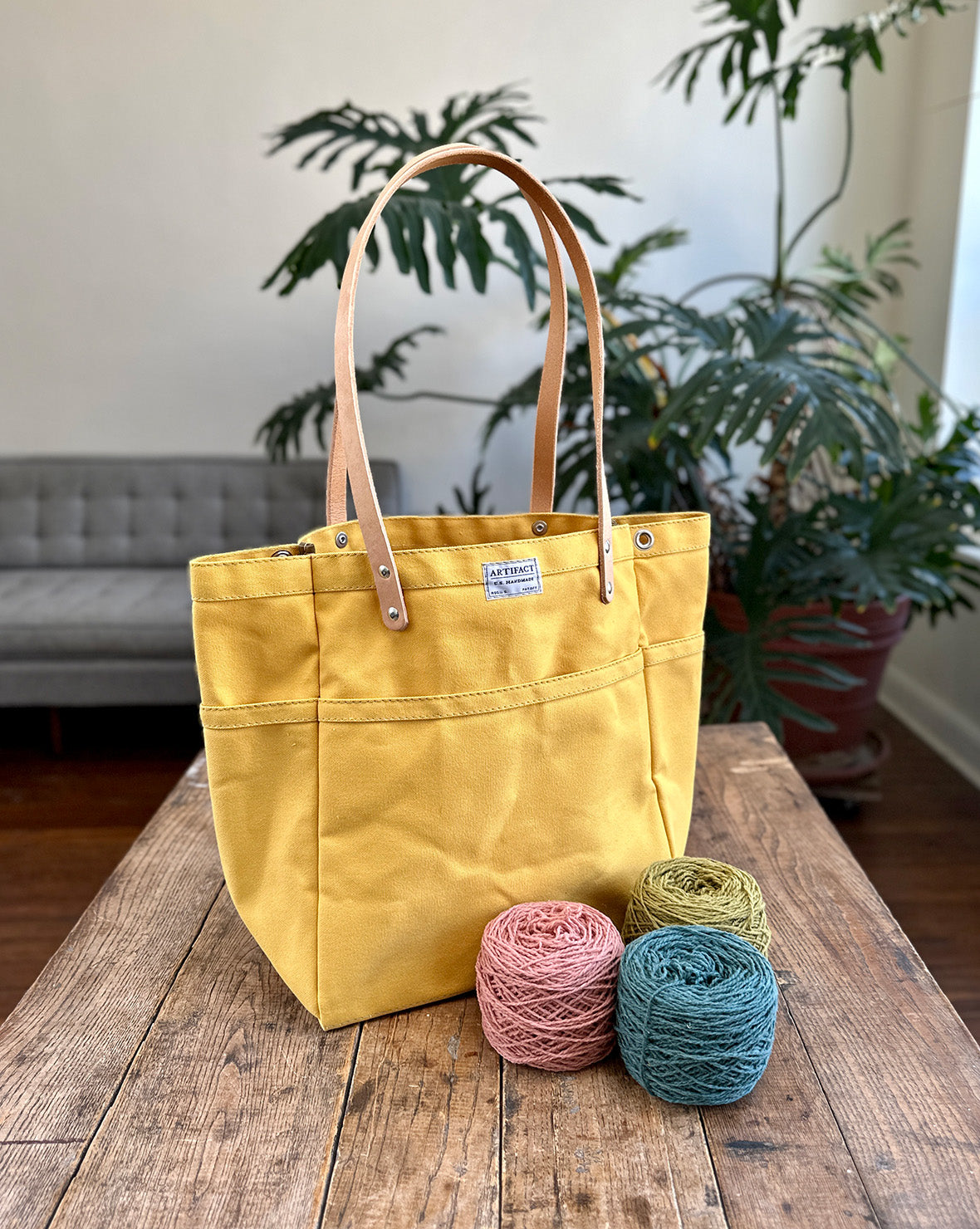 Knitting & Crochet Project Tote Bag - Studio Made