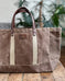 Utility Tote in Wax Canvas