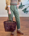 All Leather Tote