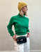 Hip Pack in Upcycled Vintage Rubberized Canvas