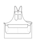 Y-Strap Workshop Apron w/ Lower Pocket Flap