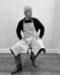 Ceramicist Pottery Split Leg Apron - Washed Denim