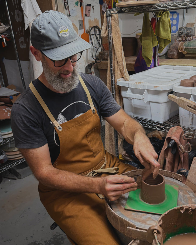 Ceramicist Peter Scheer (Omaha, NE)