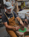 Ceramicist Peter Scheer (Omaha, NE)