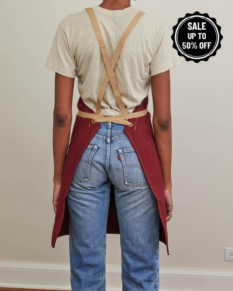 Chef & Cooking Apron w/ Crossback Strap - SALE