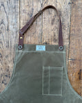 Studio Apron in Waxed Canvas - Volume