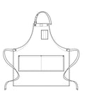 Garden Apron in Waxed Canvas in XL - SALE