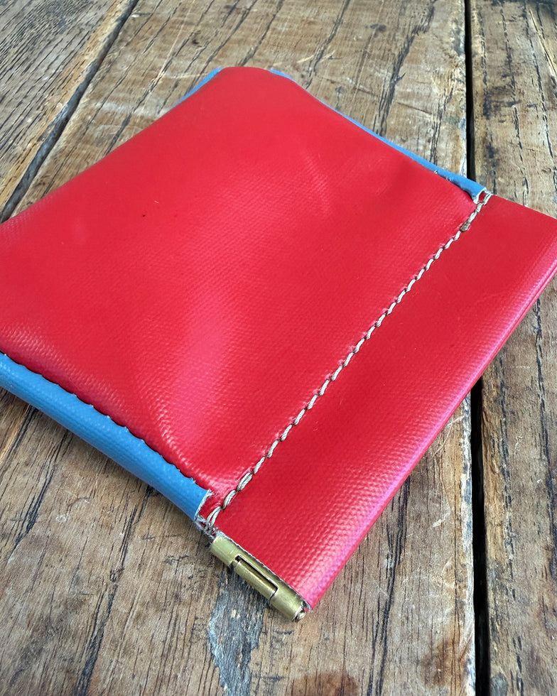 Squeeze Pouch in Up-Cycled Awning – Boathouse