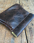 Squeeze Pouch in Leather