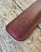 Tortoise Shell Comb w/ Leather Snap Case
