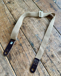Tan Cotton w/ Brown Leather