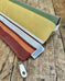Zip Pouch in Upcycled Vintage Awning