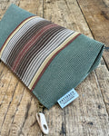 Zip Pouch in Upcycled Vintage Awning