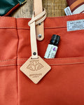 Leather Car / Tote Diffuser Tag