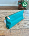 Zip Pouch in Upcycled Vintage Awning Canvas - Teal