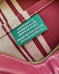 Hip Pack in Upcycled Vintage Rubberized Canvas Rhubarb - SALE