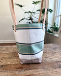 Upcycled Awning Tote -  Pistachio