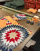 Skein Sack in Antique Lone Star Quilt