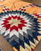 Skein Sack in Antique Lone Star Quilt