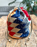 Skein Sack in Antique Lone Star Quilt