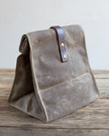 Lunch Tote in Waxed Canvas - SALE