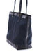 ARTIFACT black Wax Canvas Zipper Tote - side