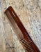Tortoise Shell Comb w/ Leather Snap Case