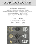 Personalize w/ Optional Monogram