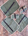 Watch Roll in Up-Cycled Army Shelter Half