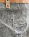 Zipper Tote From Antique Upcycled Canvas