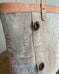 Zipper Tote From Antique Upcycled Canvas
