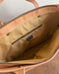 Zipper Tote From Antique Upcycled Canvas