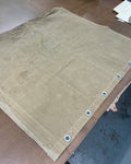 Zipper Tote From Antique Upcycled Canvas