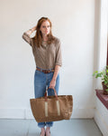 Rust Wax Canvas & Bourbon Leather